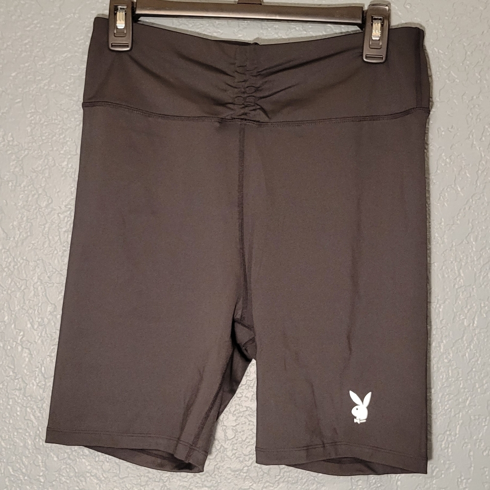 Playboy workout bicycle shorts. NWT, size 10.